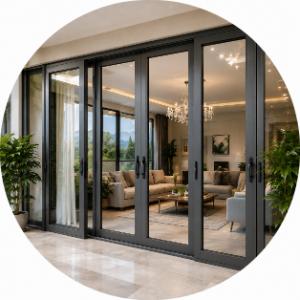 Cửa nhôm kính hiện đại, giải pháp hoàn thiện nhà phố